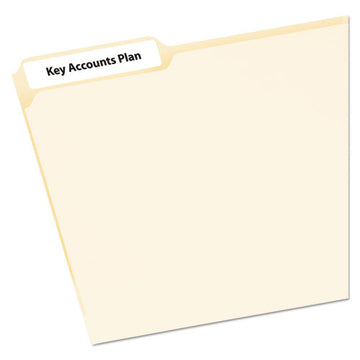 Avery® Mini-sheets Permanent File Folder Labels, 0.66 X 3.44, White, 12-sheet, 25 Sheets-pack freeshipping - TVN Wholesale